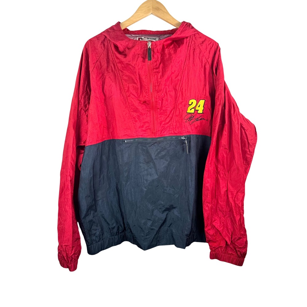 VTG Chase Authentics Windbreaker XL Red NASCAR Jeff Gordon 24 Racing 90s